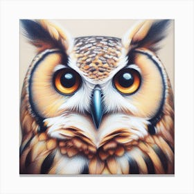 Owl Painting 1 Canvas Print