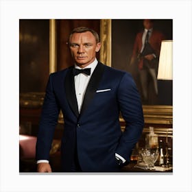 Daniel Craig Canvas Print