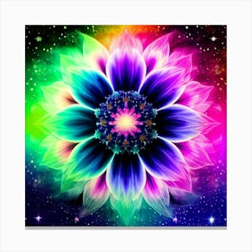 Psychedelic Flower 1 Canvas Print