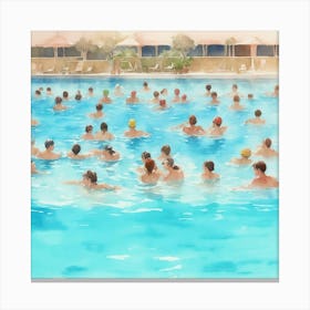 Swimming Pool 1 Canvas Print