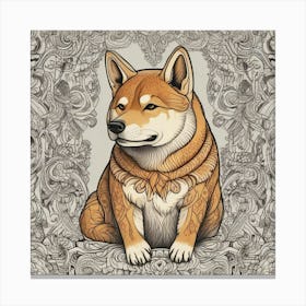 Shiba Inu 64 Canvas Print