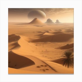 Desert Landscape 91 Canvas Print