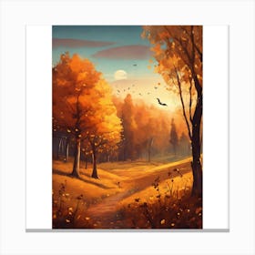 Autumn Forest 5 Canvas Print