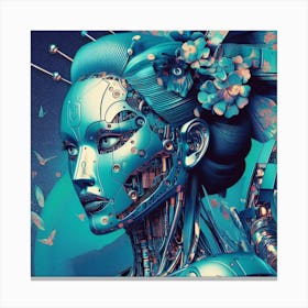 Robot Woman 8 Canvas Print