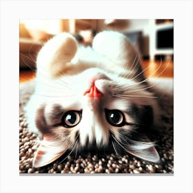 Feline Creative Cat Illustration 83 1 Canvas Print