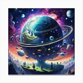 Planet Earth Canvas Print