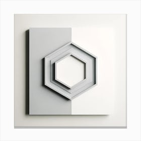 Hexagon Wall Art Canvas Print