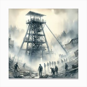 'Dark Mine' Canvas Print