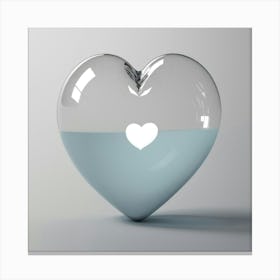 Heart Of Glass Canvas Print