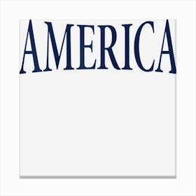 America Usa 4th Of July Men Women Kids Canvas Print