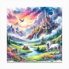 Fairytale Castle 4 Canvas Print