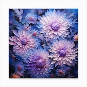 Dahlias 5 Canvas Print