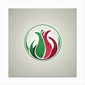 Logo For Pomegranate Canvas Print