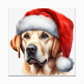 Santa Labrador 2 Leinwandbild