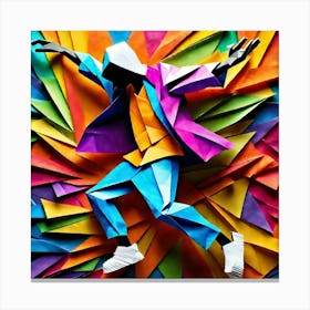 Origami Dancer 80 Canvas Print