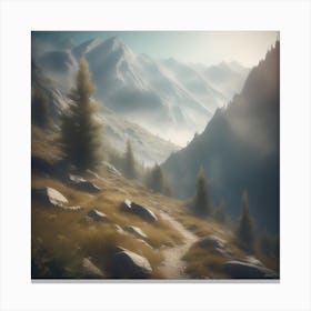 Mountain Landscape 23 Canvas Print