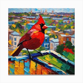 Virginia’s bird Canvas Print