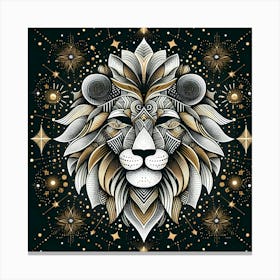 Lion Head 1 Canvas Print