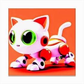 Robot Cat 1 Canvas Print