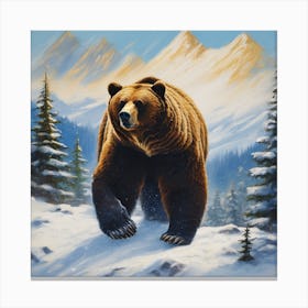 Grizzly Bear 1 Canvas Print