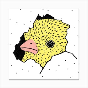 Here'S Chicky Canvas Print