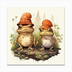 Toads Cartoon 3 Lienzos