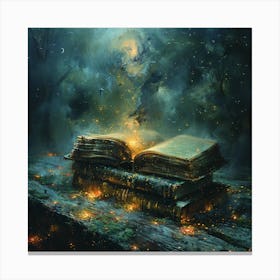 Book Of Magic Canvas Print