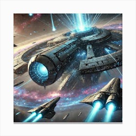 Cosmic Leviathan Canvas Print