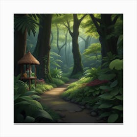 Path To The Forest Canvas Print