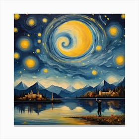 Starry Night 6 Canvas Print