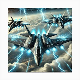 Sky Harriers Stratospheric Sovereigns Canvas Print