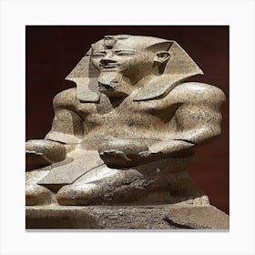 Egyptian Statue Canvas Print