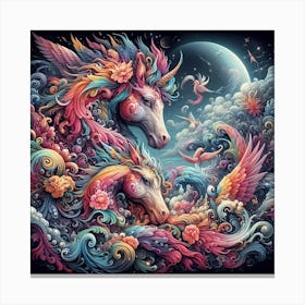 Unicorns Canvas Print