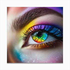 Rainbow Eye 6 Canvas Print