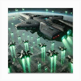 Vxs 5 Venomous Fury Drone Deployment Converted Canvas Print