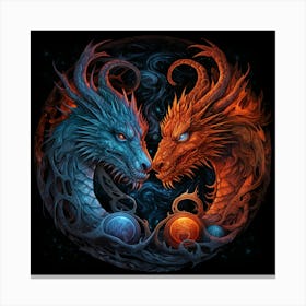 Dragons 1 Canvas Print