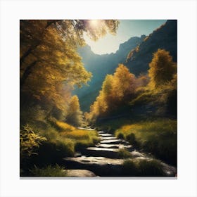 Path Through The Forest 19 Canvas Print