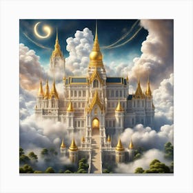 Castle In The Clouds 17 Canvas Print