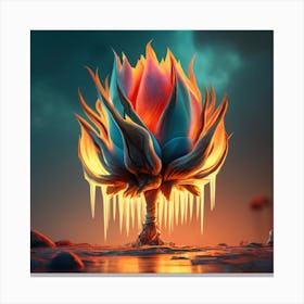 Lotus Flower Canvas Print