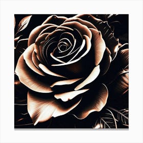 Rose Wallpaper Canvas Print