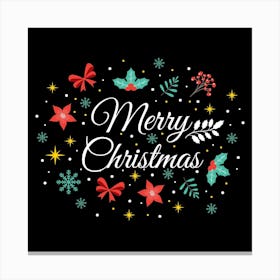 Merry Christmas Canvas Print