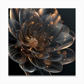 Abstract Flower Canvas Print