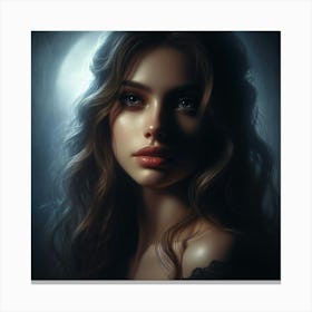 Dark Beauty 1 Canvas Print