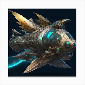 Steampunk Fish Canvas Print