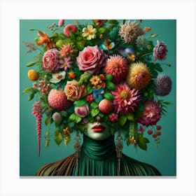 Florabundance The Essence Of Bloom Canvas Print