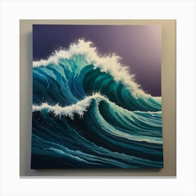 Default Create Unique Design Of Ocean Waves 3 Canvas Print