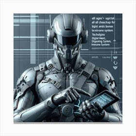 Cyborg 25 Canvas Print