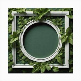 Frame With Ivy Canvas Print