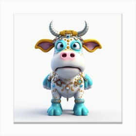 Chinese Cow Canvas Print