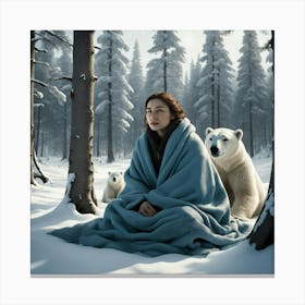 Polar Bears 1 Canvas Print